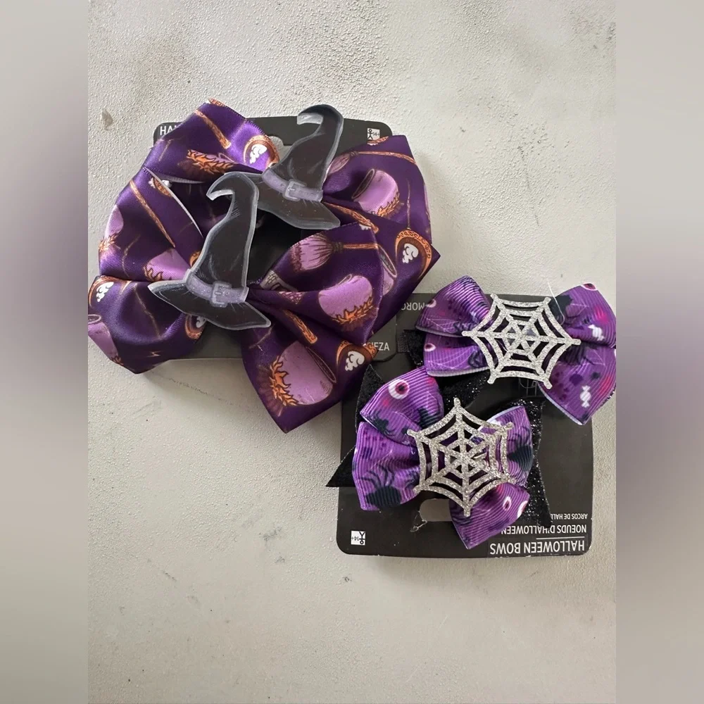 Bundle / Halloween Themed Kids Hair Accessories‎ Set